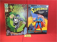 Superman & Green Lantern Wall Art