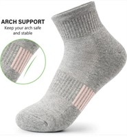 ($25) Goni ankle socks, 5 pairs grey colour
