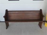 72" CHURCH PEW