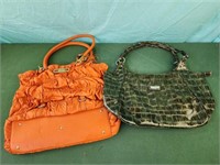 Sag Harbor green bag ,orange JM bag