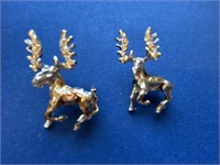 Vintage prancing, moose, scatter pins
