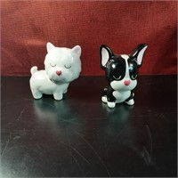 Salt and Pepper dog shakers