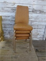 4 Brown Kitchen Table Chairs