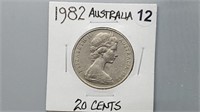 1982 Australia Twenty Cents gn4012