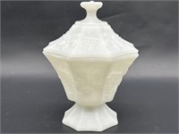 Vintage Milk Glass by Anchor Hocking Candy Dish