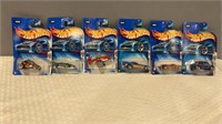 6 miscellaneous hot wheels from 2004 collectors