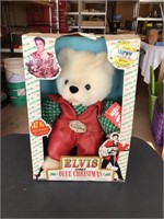 Elvis Christmas bear - sings Blue Christmas
