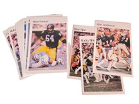 1981 Sears Marketcom Football Mini Posters Set