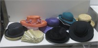 Various Assorted Hats Various Sizes