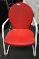 VINTAGE SHELL BACK CHAIR