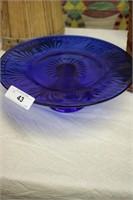 TOSCANY ALEXANDIA COBALT BLUE CAKE STAND