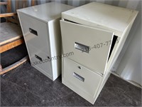 2 - 2 Drawer File Cabinets