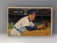 1951 Bowman #140 Eddie Lake Detroit Tigers