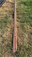 Copper pipes 120in
