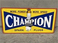 CHAMPION SPARK PLUGS More Power More Speed Enamel