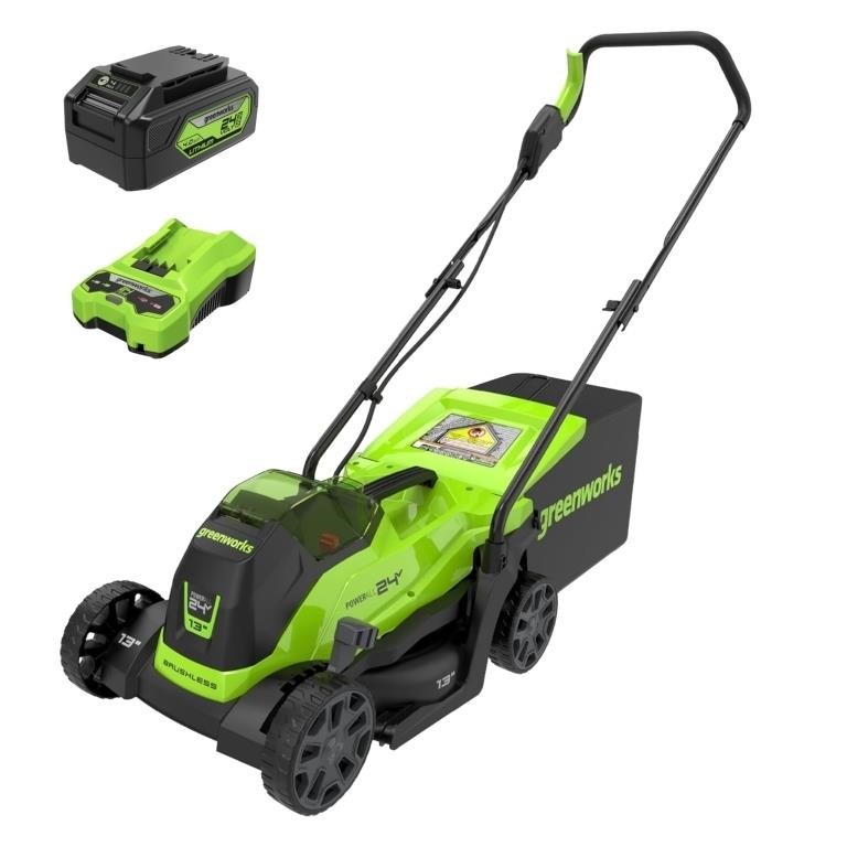 Greenworks 14-Inch 9 Amp Corded Lawn Mower