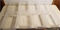 Lot Of Small Plastic Organizer Bins