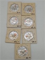 7 Miniature US coin packs