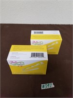 2 packs of 30 tampons regular flow
