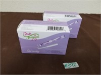 2 packs of 30 tampons Light flow