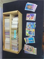 box of vintage cards