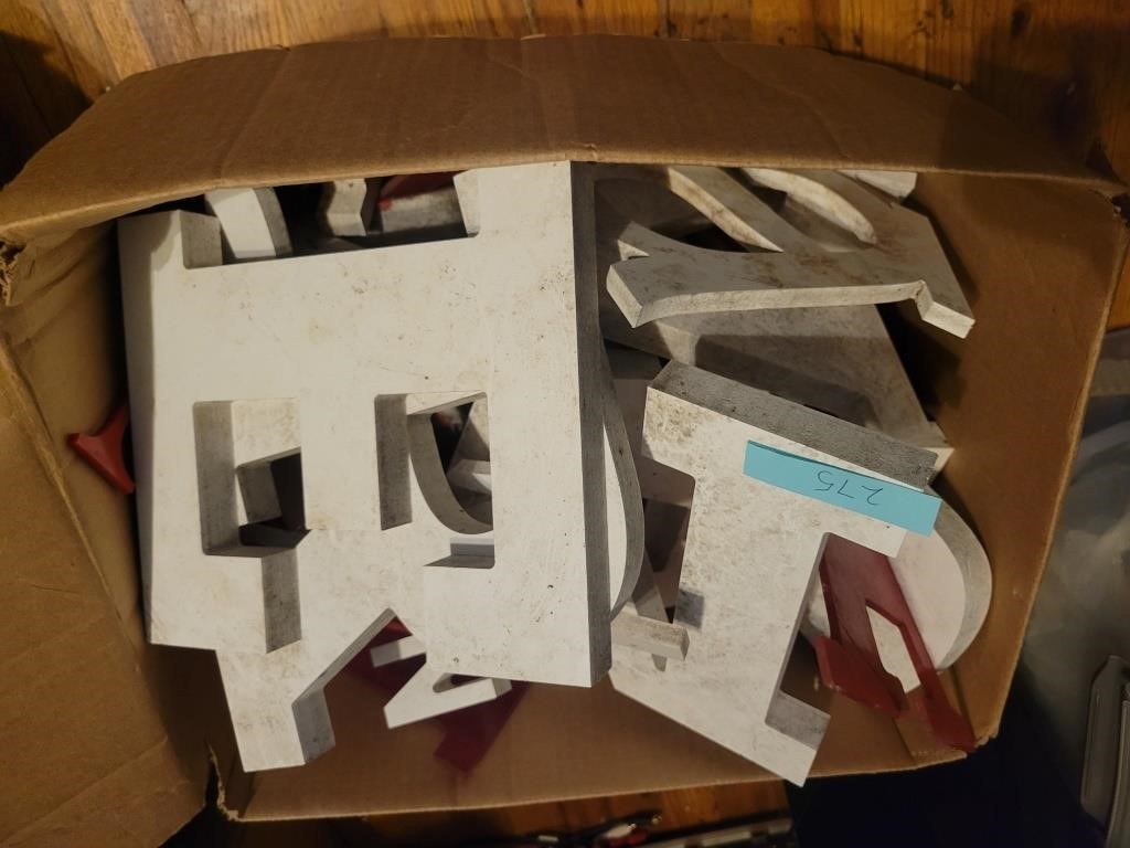 Box of Sign Letters