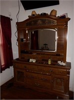 Contemporary Oak 3pc Bedroom suite: Dresser