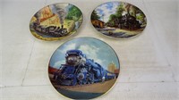 (3) Collector Plates- Trains