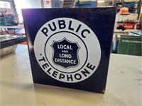 Public Telephone sign