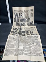 2 December 7 1941 news papers