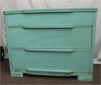 Painted 3 drawer chest 42 X 20 X 34.5"