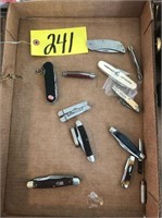 Assorted pocket knives