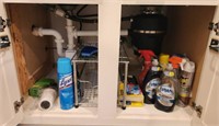 CONTENTS UNDER SINK, CLEANING, MISC