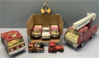 Pressed Steel Toy Truck Lot incl Tonka