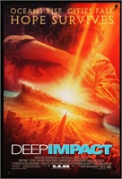 Deep Impact 1998 original double-sided bus shelter