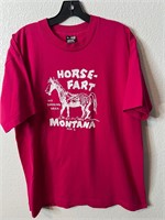 Vintage Horse Fart Montana Souvenir Shirt