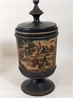 *Vintage Italian Lidded Pottery Jar