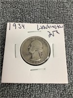 1934 Washington Quarter