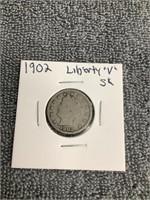 1902 Liberty "V" Nickel