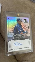 2016 Donruss troy Tulowitzki Auto