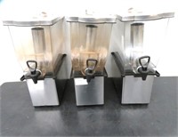 3 C/T SERVICE IDEAS BEVERAGE DISPENSERS ON STANDS