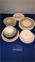 Box lot of misc. plates