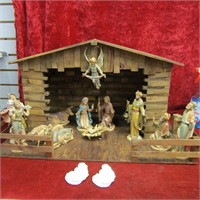Vintage Italy nativity scene.