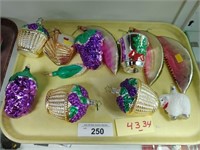 (12) Asst. Christmas Ornaments