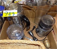 PERCULATOR, GRINDER, TEA HOLDER,