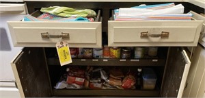Contents of Drawers and Cabinets: Assorted