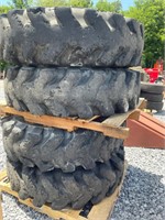 Set Of (4) 24/8.50 Solid Pettibone Tires