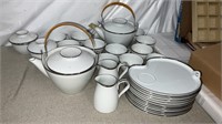 Noritake Silverdale snack set