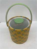 Mid Century Modern Yellow Craftware Ice Bucket