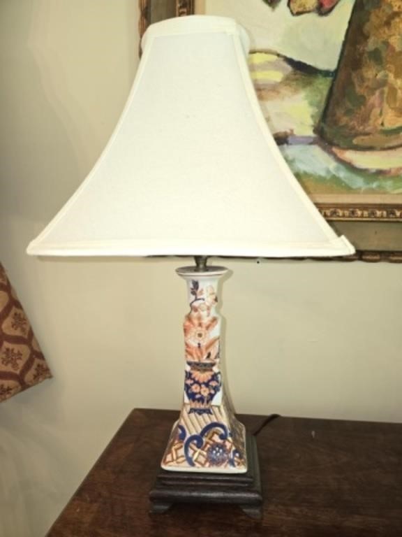 Beautiful Asian Style Ceramic Base Lamp